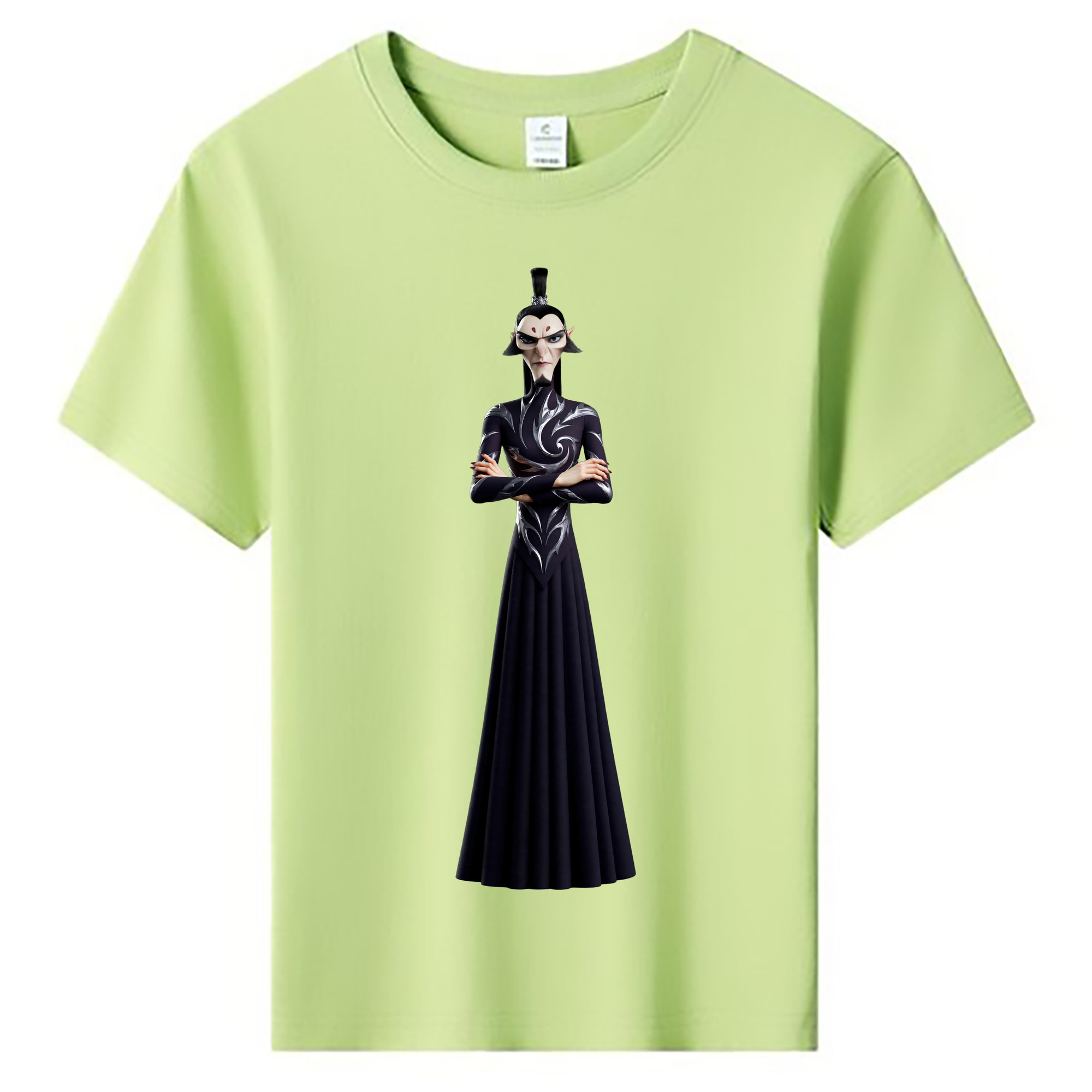 （画像用） Ne Zha 2 ナタ 魔童の大暴れ 綿100％キッズTシャツ（フロントプリント）